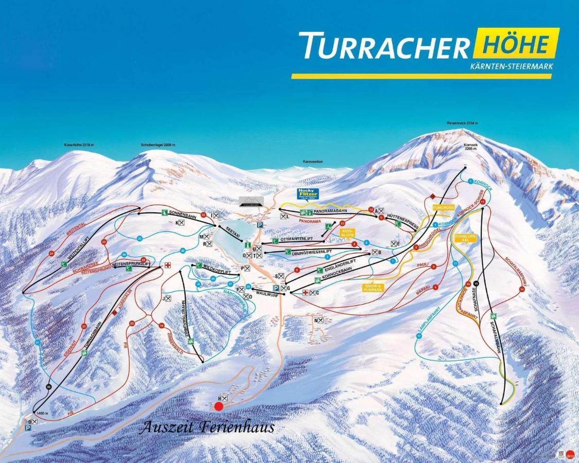 Auszeit Ferienhaus Fur 6 Personen ,Mit Grosser Terrasse Und Panoramablick, Turracher Hohe -A1 Haus 436 A Links- Bagian luar foto
